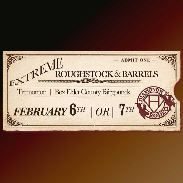 February 6th or 7th (Friday OR Saturday) Western White Out Rodeo Tickets